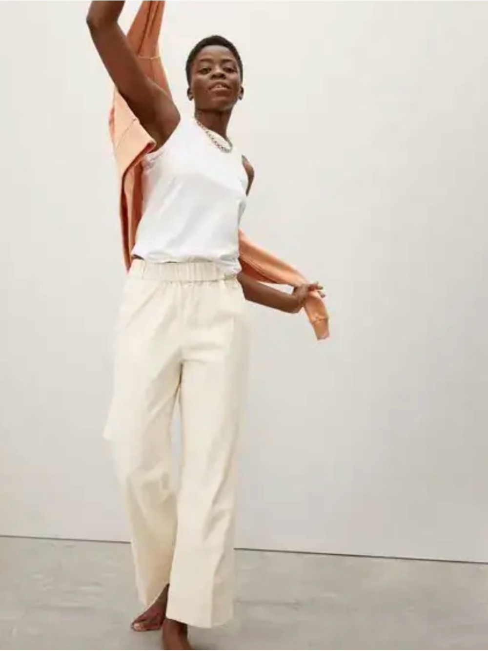 Everlane Easy Jean in Bone Denim 8